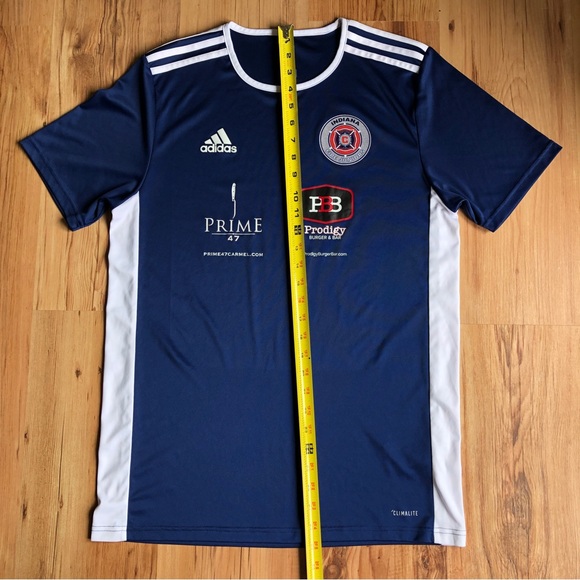 ADIDAS Climalite Active Shirt INDIANA FIRE JUNIORS Blue Medium Men’s - Picture 7 of 16